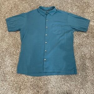 Van Heusen Blue Casual Button Down Shirt Air